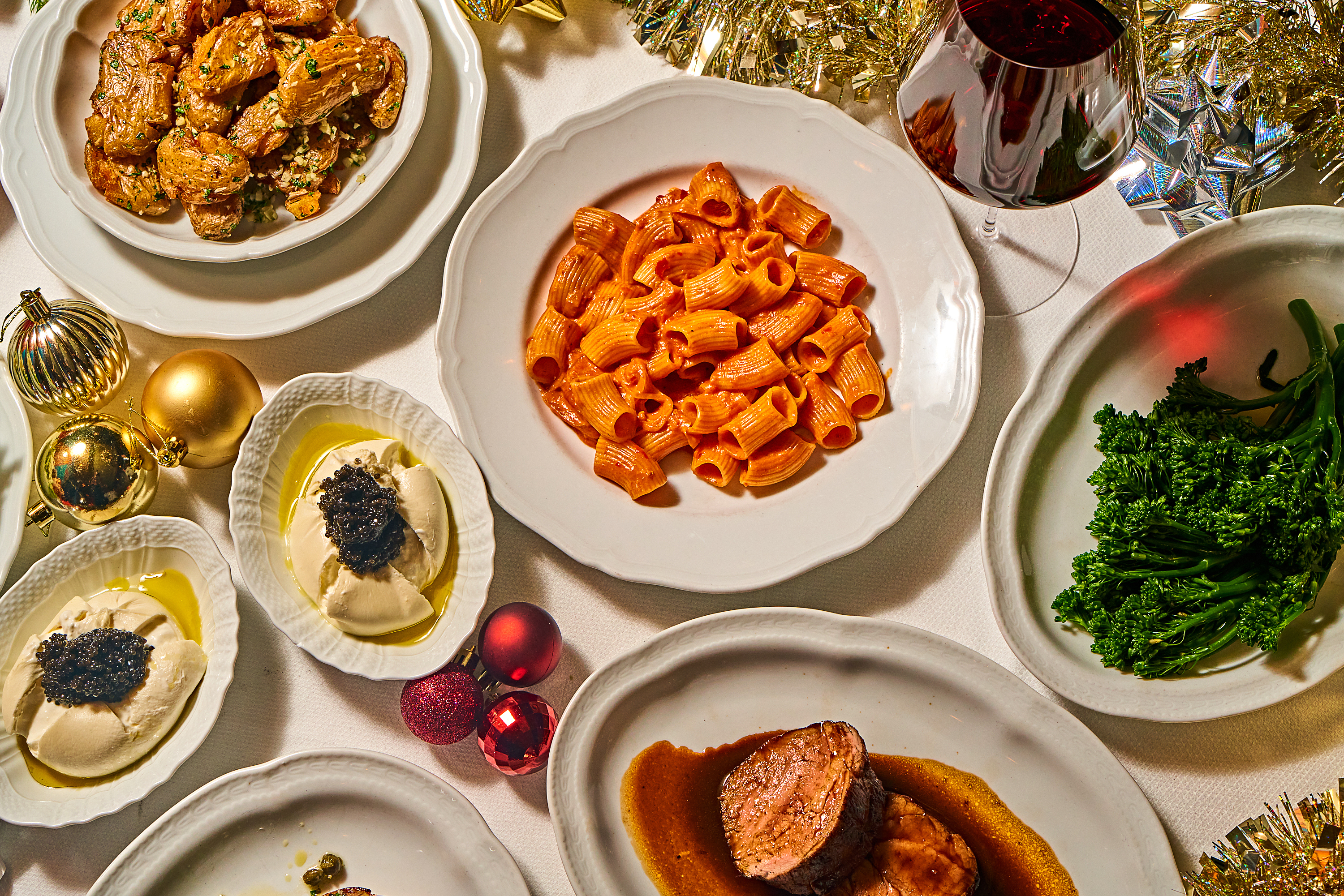 Selection from Carbone's Holiday Menu